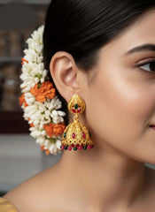 Antique Finished Indian Jhumki Earrings