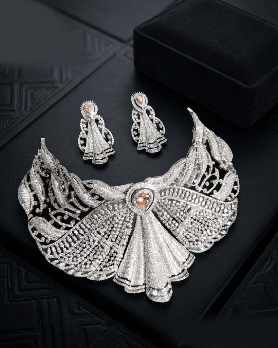 Aurielle American Diamond Necklace Set