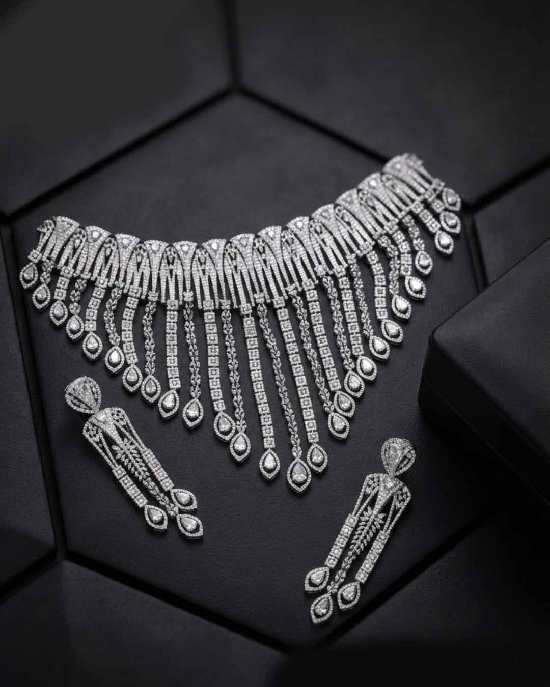 Prestige American Diamond Necklace Set