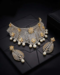 Opaline Majesty American Diamond Set