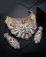 Vionelle Luxe Diamond Necklace Set
