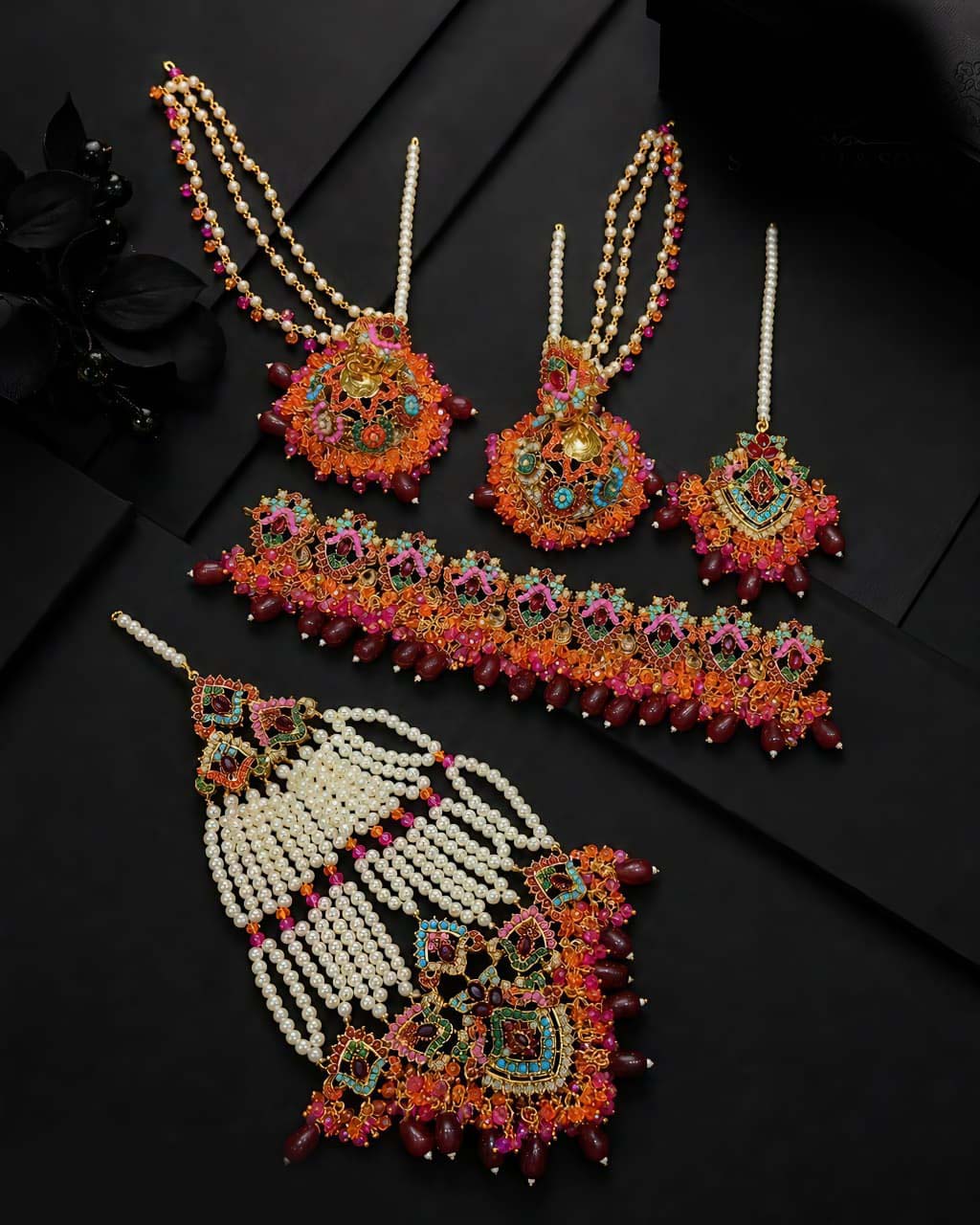 Norattan Necklace Choker Set