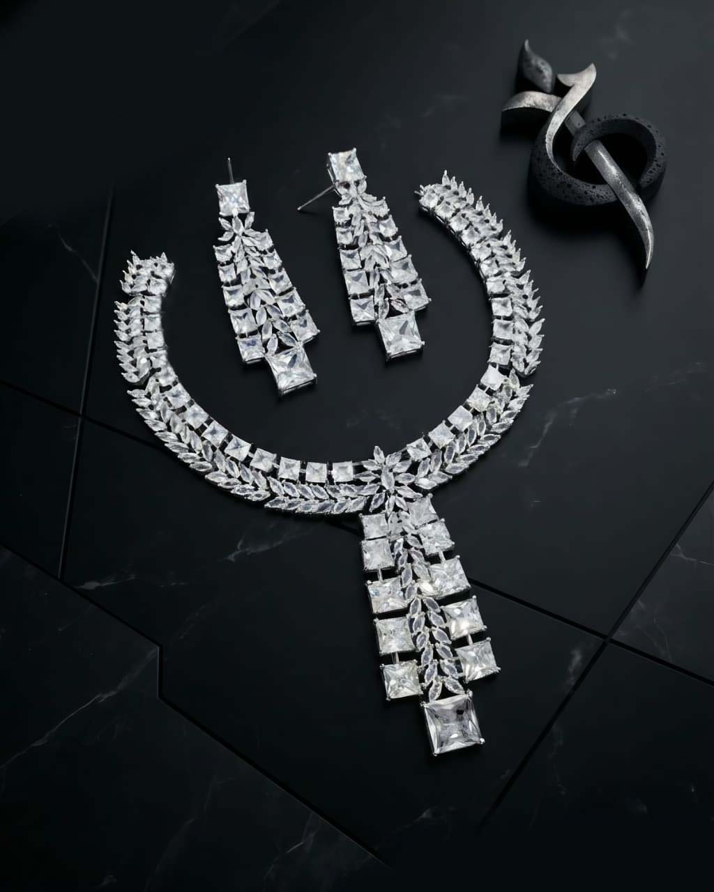 Aurielle Luxe American Diamond Set