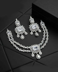 Royale American Diamond Necklace Set