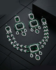 Royale American Diamond Necklace Set