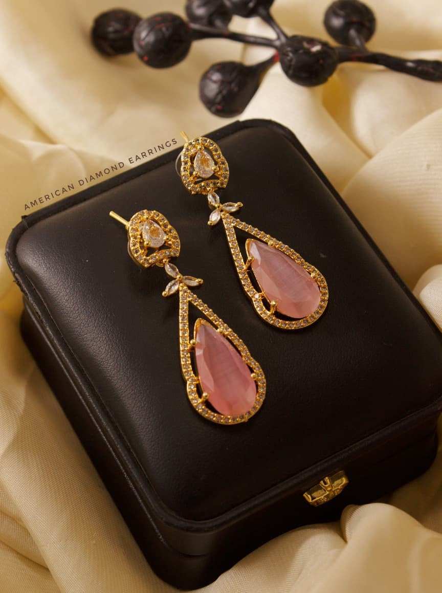 Luxe American Diamond Earrings