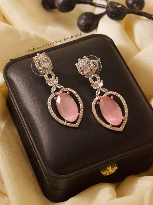 Eterna Crystal American Diamond Earrings