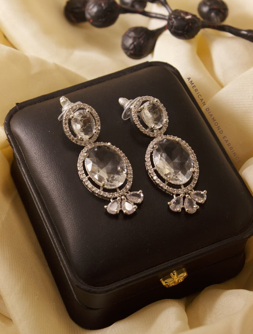Veloura Diamond Drop Earrings