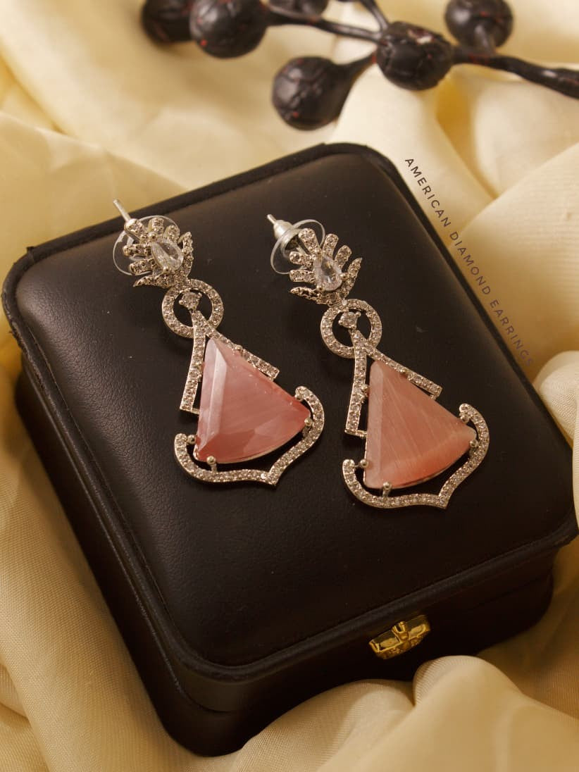 Royal Grace American Diamond Earrings