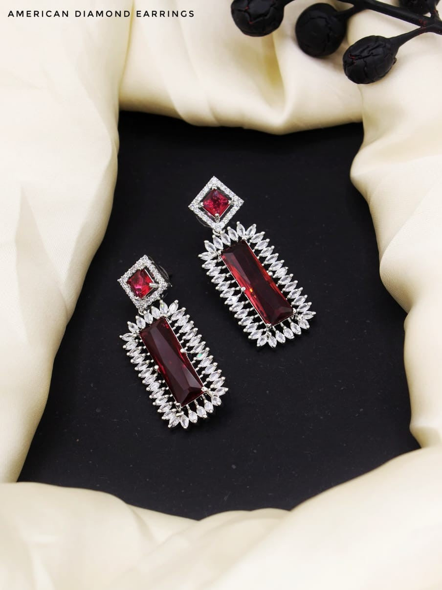 Elara Crystal AD Earrings