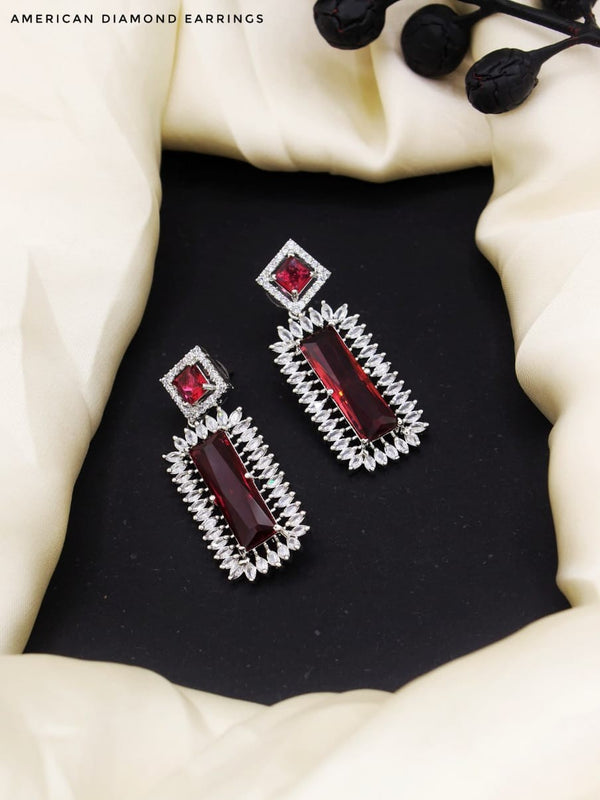 Elara Crystal AD Earrings alternate view