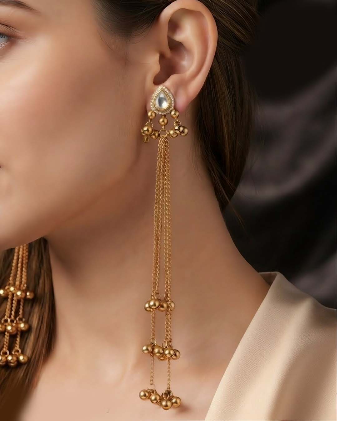 Kashmiri Antique Jhumka Earrings