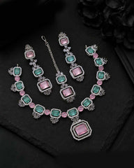 Eloria American Diamond Necklace Set