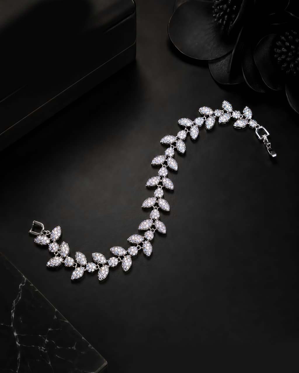 Alina Silver Zircon Bracelet