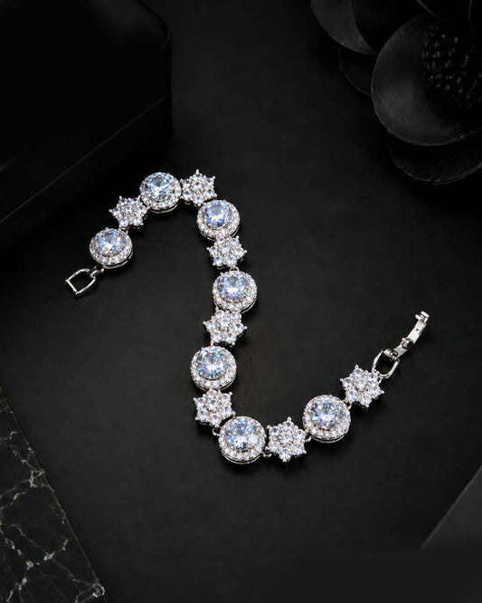 Virelle Silver Zircon Bracelet