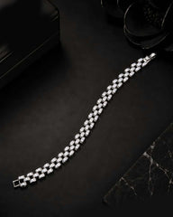 Zarelle Silver Zircon Bracelet