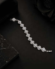 Valleria Silver Zircon Bracelet