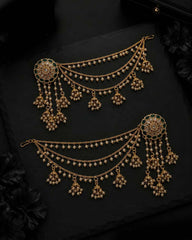 Bahubali Royal Earrings with Saharey