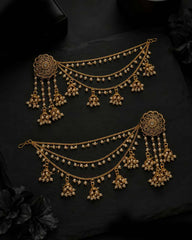 Bahubali Royal Earrings with Saharey