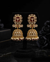 Divine South Indian Temple Jhumki