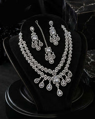 Celestia Luxe American Diamond Necklace Set