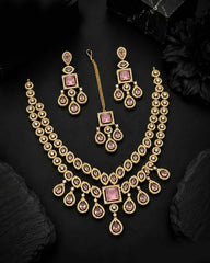 Celestia Luxe American Diamond Necklace Set