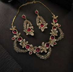 Aurelia American Diamond Necklace Set