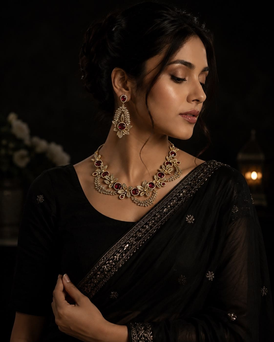 Aurelia American Diamond Necklace Set