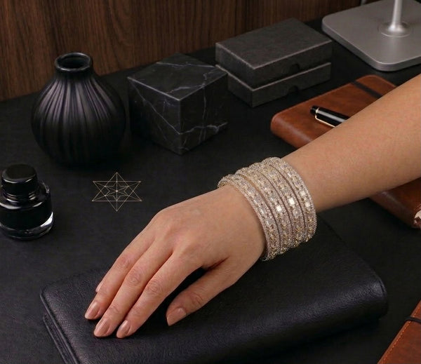 Luxe Shine American Diamond Bangles