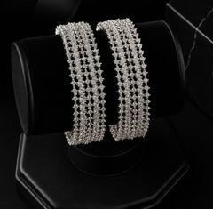 Luxe Shine Openable AD Bangles