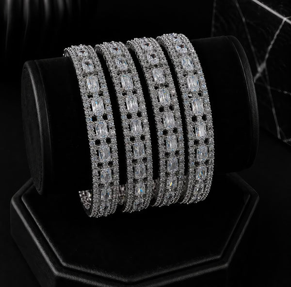Luxe Shine American Diamond Bangles alternate view