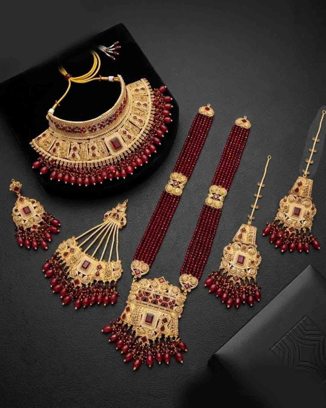 Zarqash Bridal Mala Set