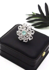 American Diamond Ring – Elegant Sparkle Ring in 7 Colors