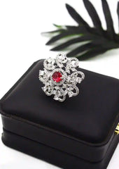 American Diamond Ring – Elegant Sparkle Ring in 7 Colors