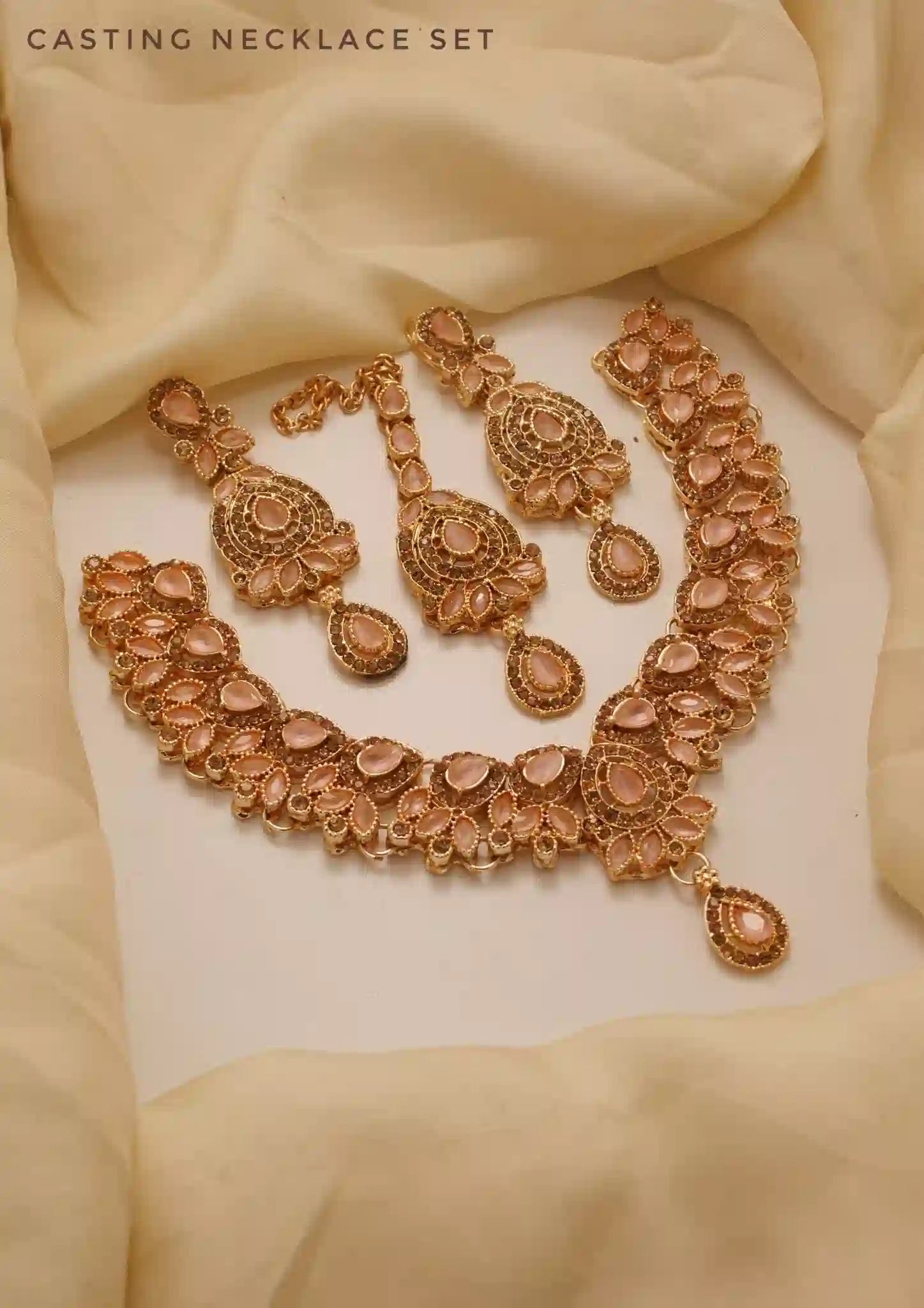 Casting Necklace Set – Premium Finish Elegant Jewelry