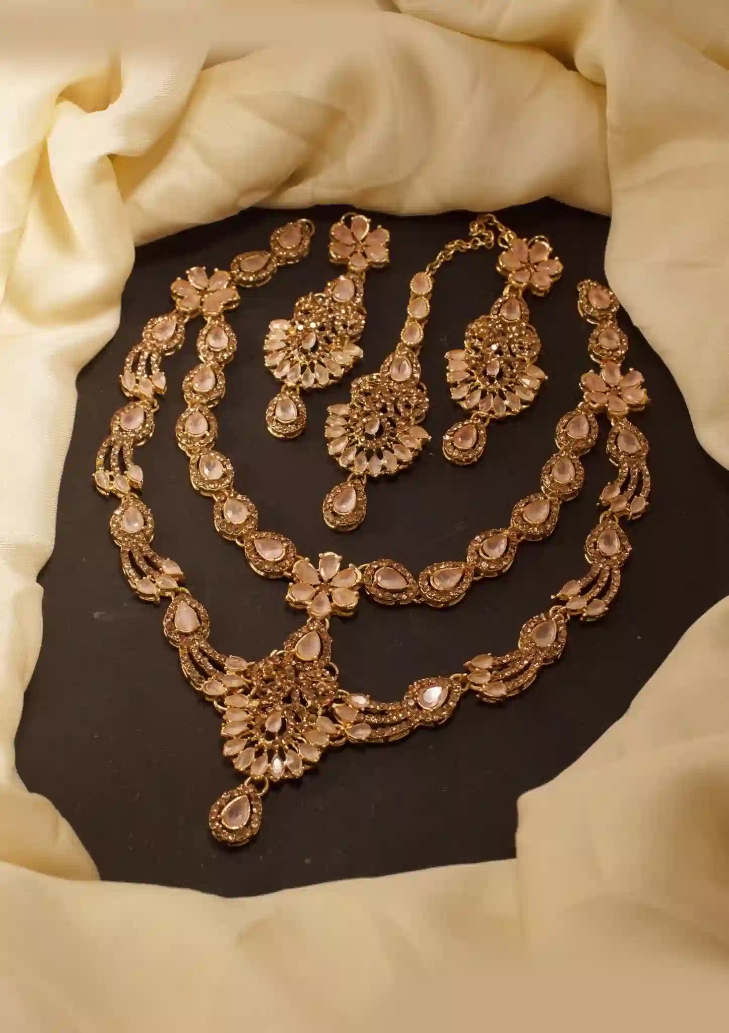 Double Layer Necklace Set – Elegant Multi-Layer Jewelry (10 Colors)