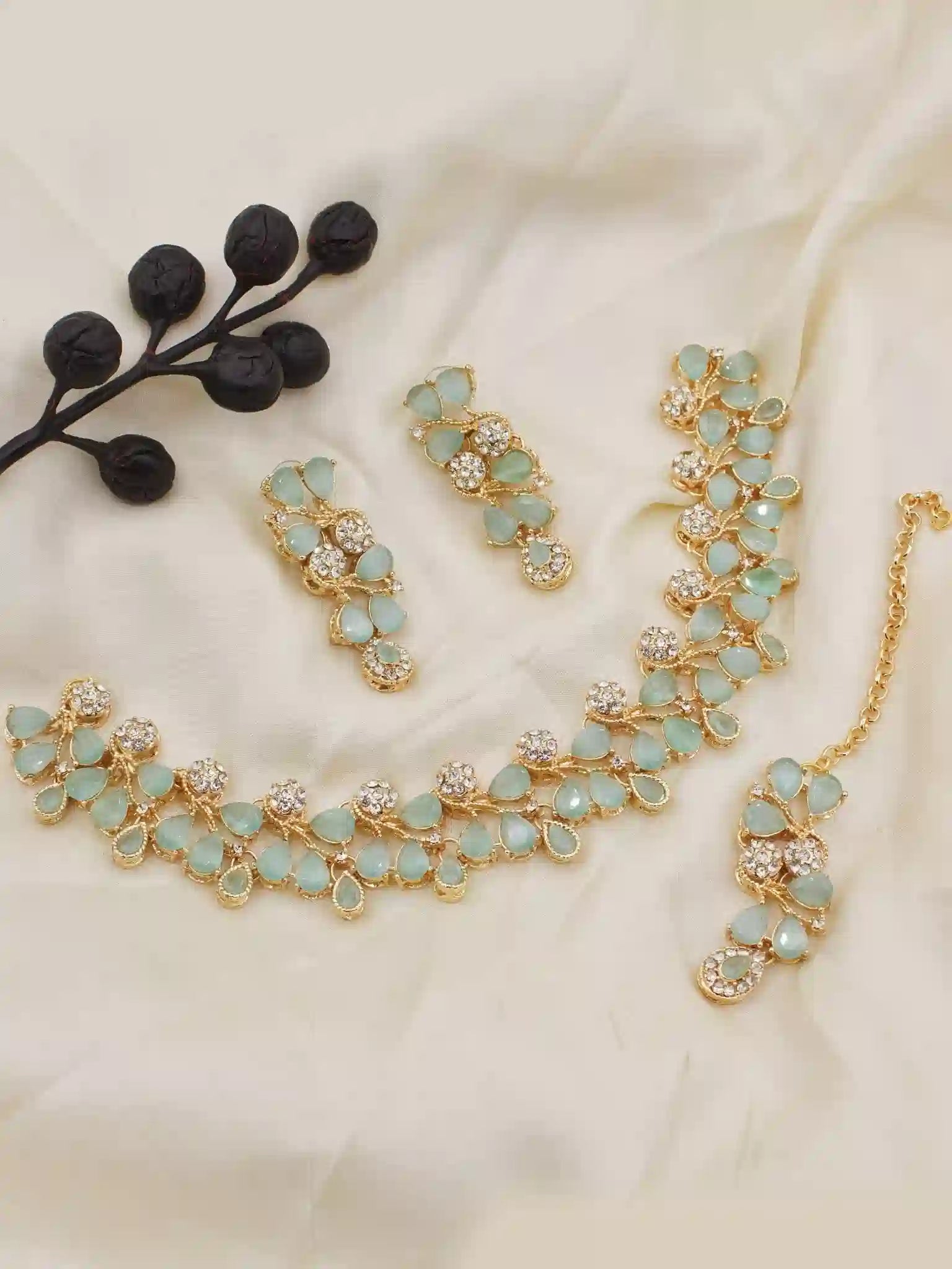 Elegant Necklace Set – Royal Look Jewelry in 11 Stunning Colors