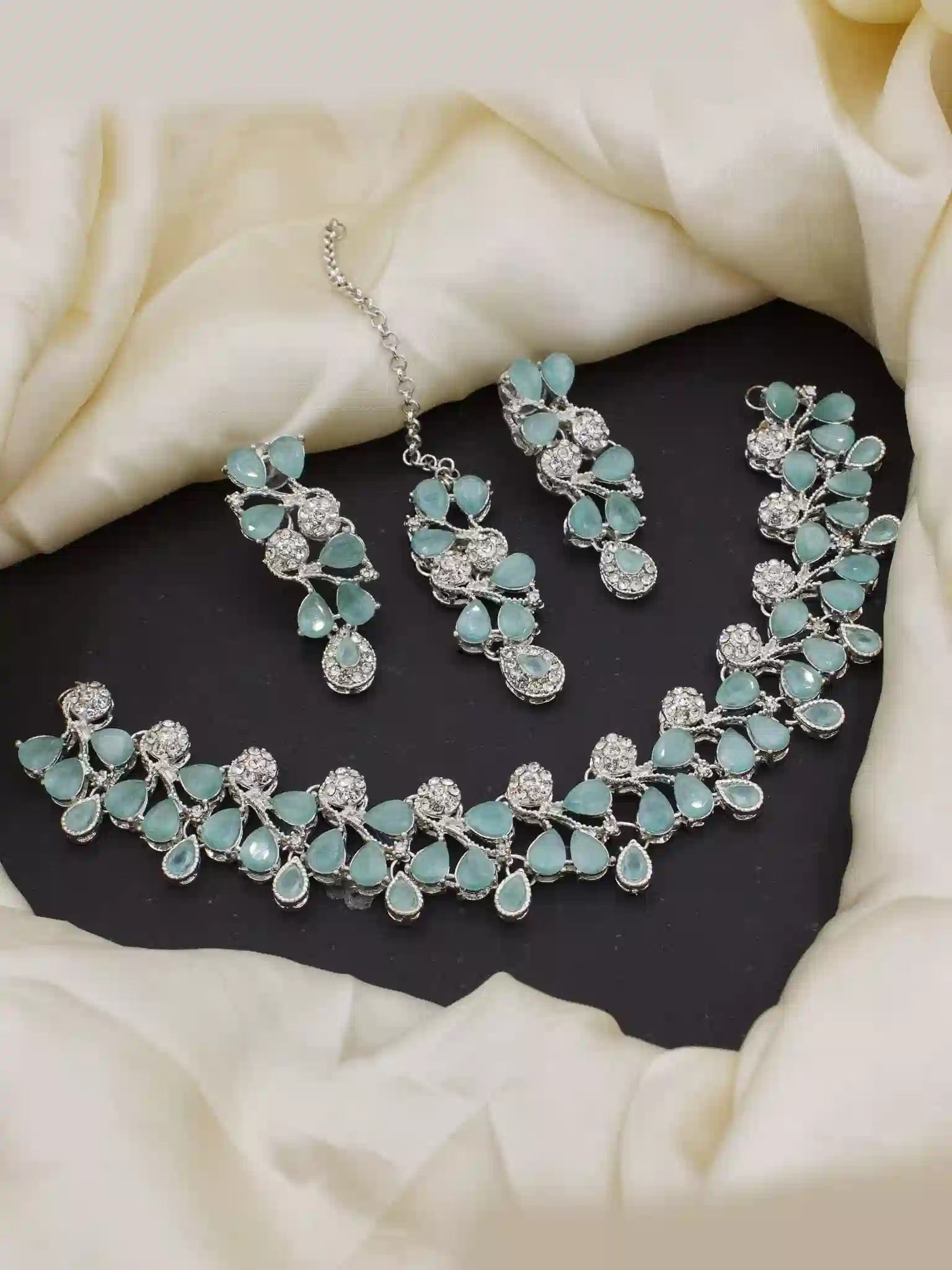 Elegant Necklace Set – Royal Look Jewelry in 11 Stunning Colors