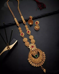 Elegant Rajwadi Mala Set