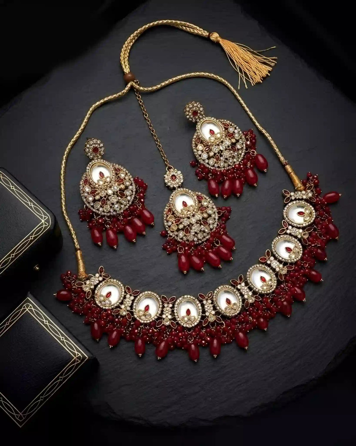 Antique Sparkle Necklace Set