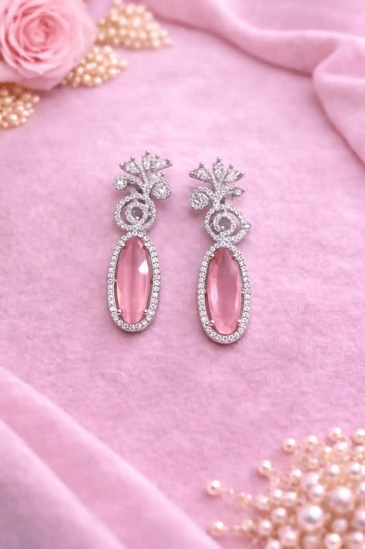 Luxury Crystal Drop Earrings | Elegant Statement Party Wear Earrings for Women