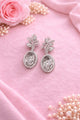 Luxury Leaf Vine Crystal Drop Earrings for Women | Elegant Designer Party Wear Earrings