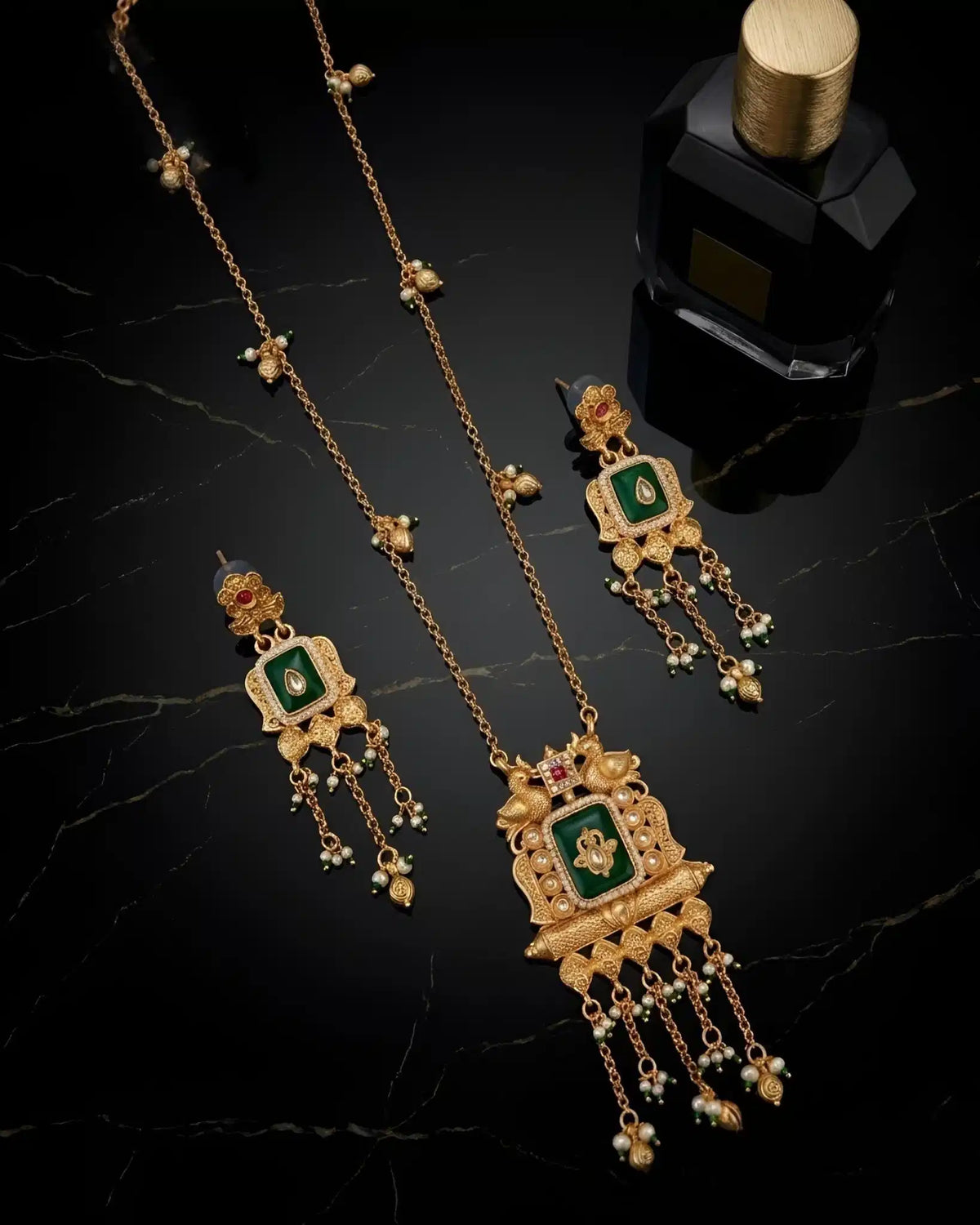 Luxury Rajwadi Pendant Set