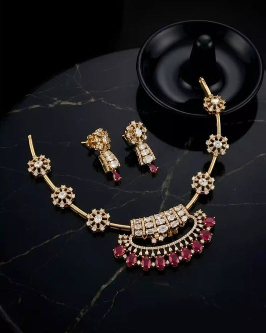 Meher Elegance Indian Necklace Set