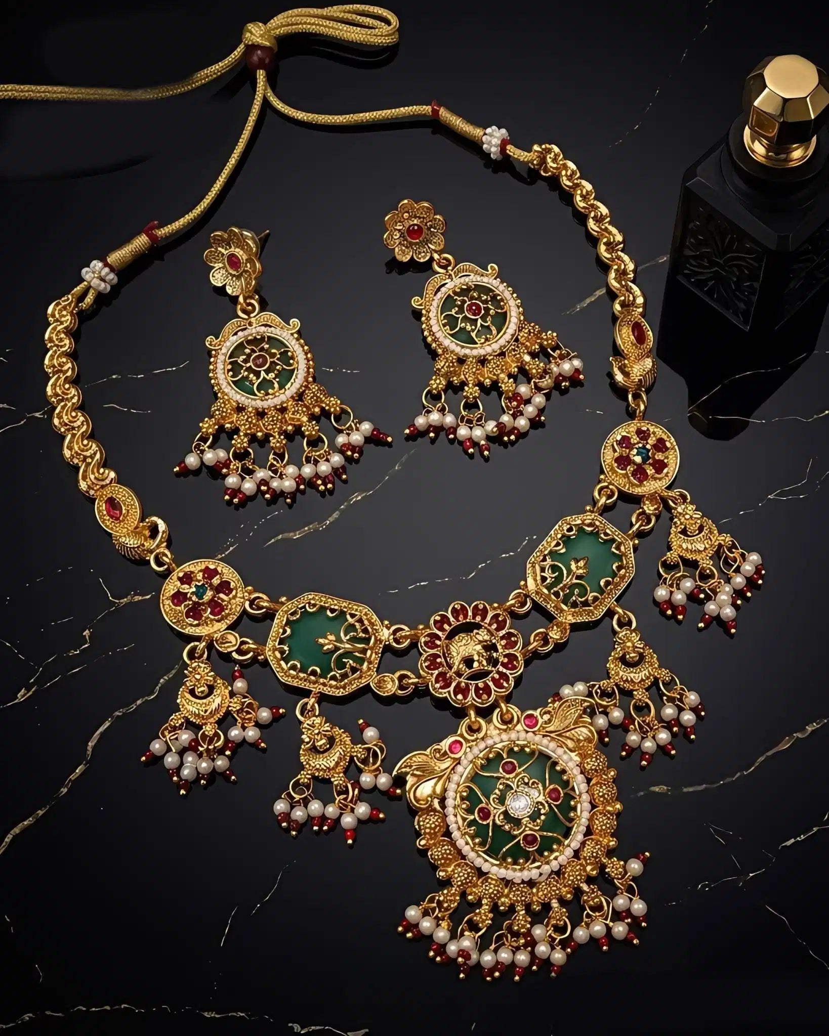South Indian Rajwadi Necklace