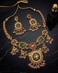 South Indian Rajwadi Necklace