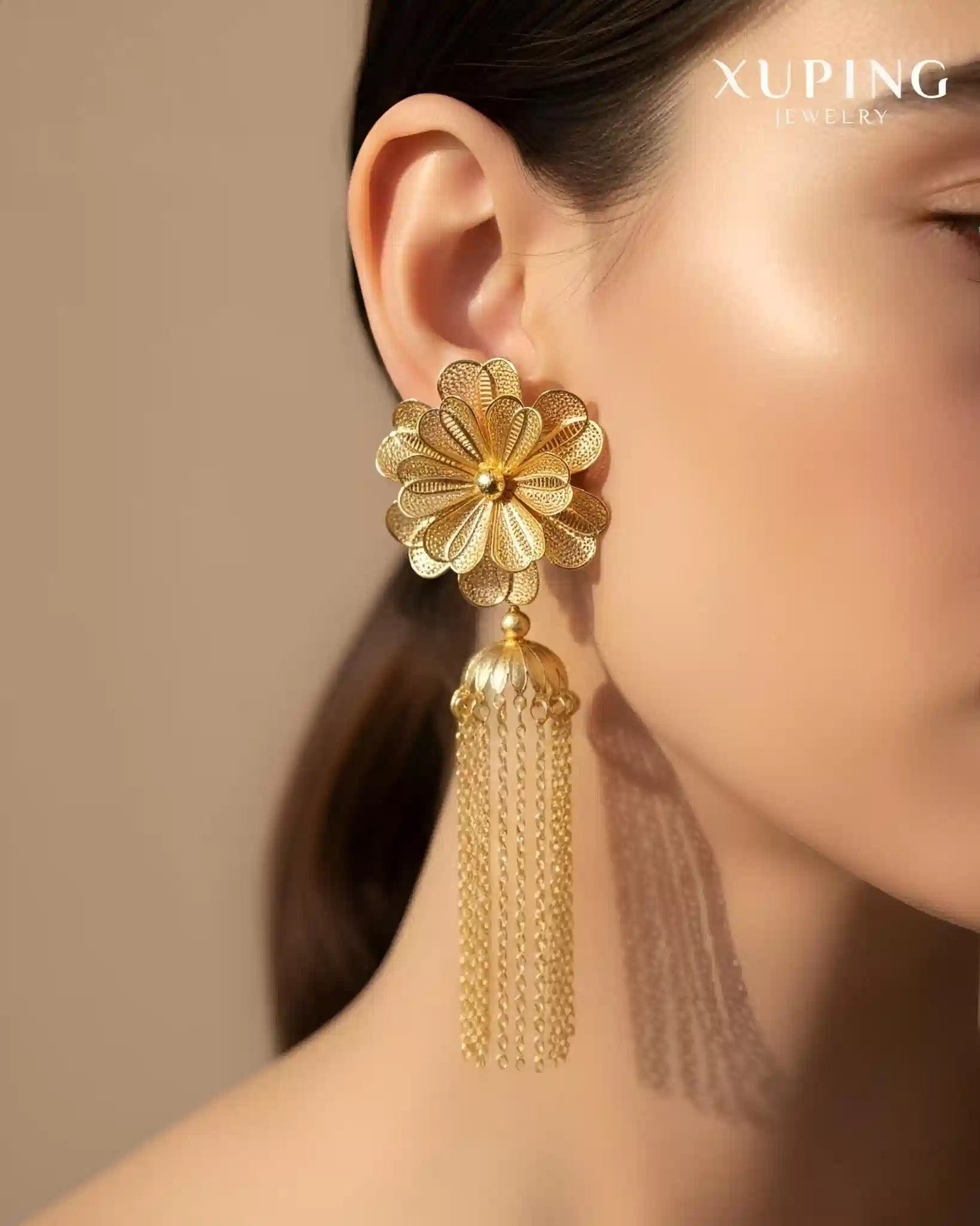 Xuping Stylish Statement Earrings