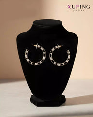 Xuping Twist Drop Earrings