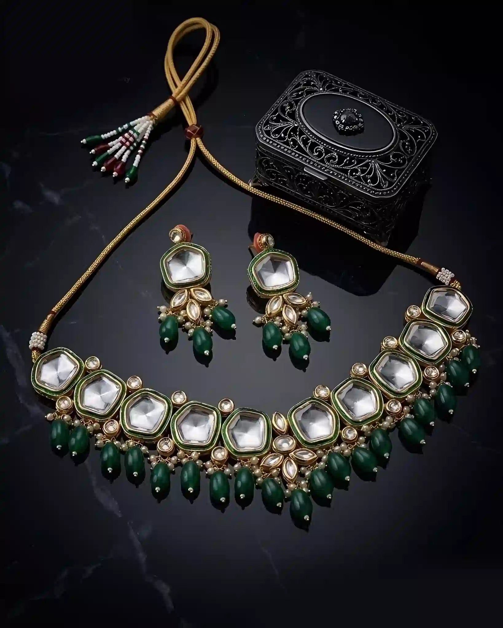 Zareen Heritage Kundan Set
