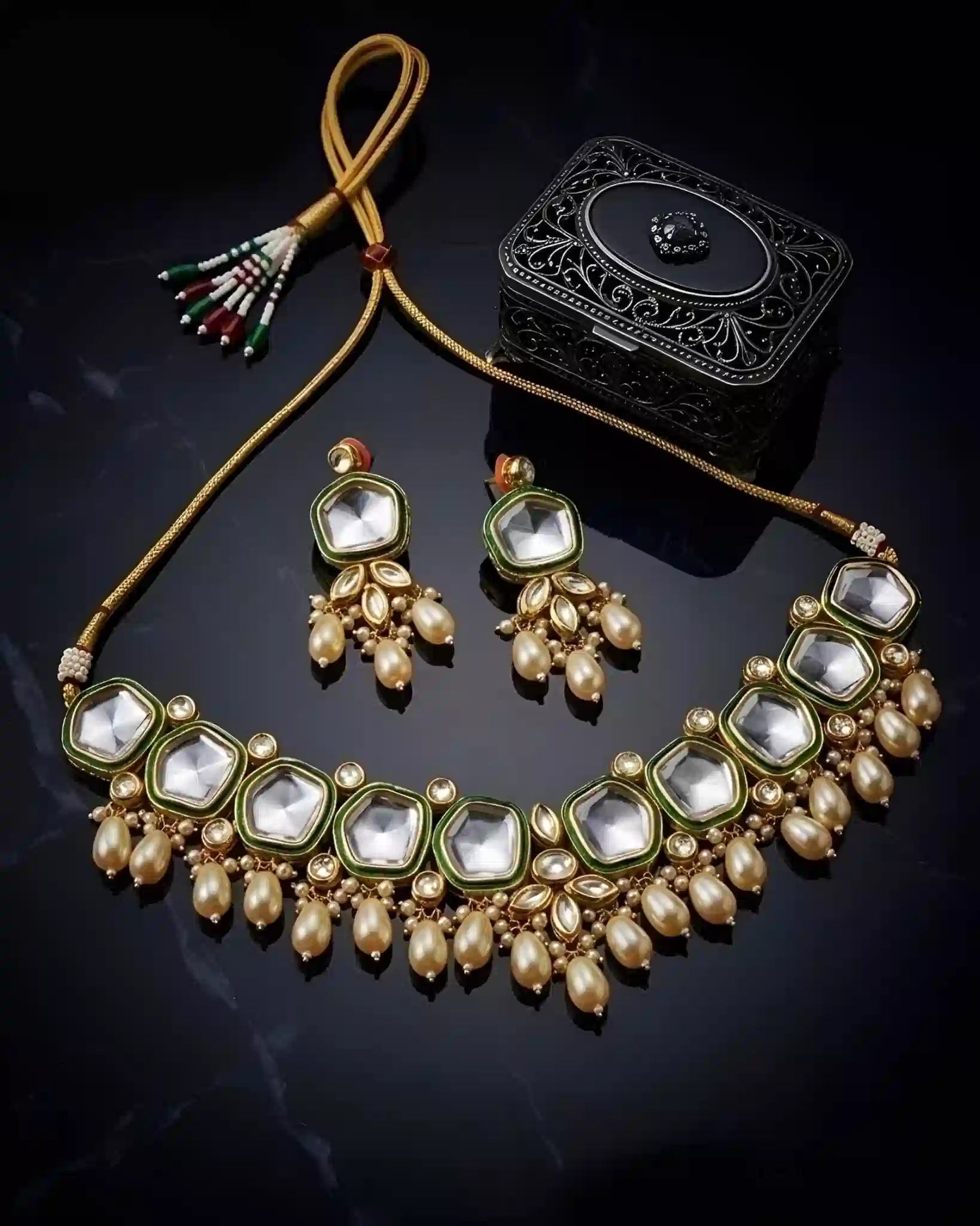 Zareen Heritage Kundan Set